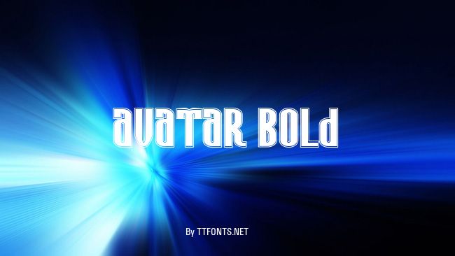 Avatar Bold example